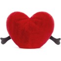 Peluche Coeur rouge - Amuseable Red Heart 19 cm - Jellycat