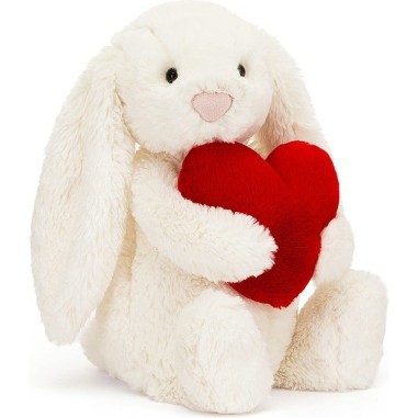 Doudou coeur rouge Amuseable Red Heart de Jellycat