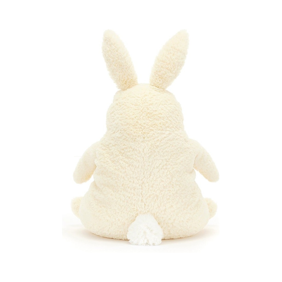 Peluche lapin blanc avec carotte +/- 34 cm