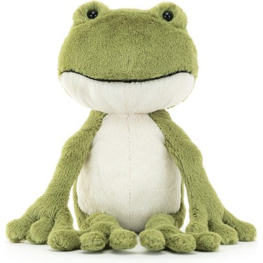 Francisco Frog- Peluche Grenouille avec pull rayé - Jellycat