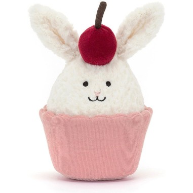 Peluche Cupcake lapin dessert délicat - Dainty Bunny - Jellycat Peluche Cupcake lapin dessert délicat - Dainty Bunny - Jellycat