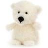 Little Polar Bear - Dimensions : L : 8 cm x l : 8 cm x h : 18 cm - L3PB - Jellycat