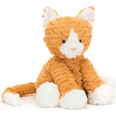 Peluche Chat roux Fuddlewuddle - Ginger Cat 23 cm - Jellycat