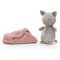 Peluche chaton cosy kitten - 18cm - Jellycat