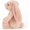 Peluche lapin Bashful Bahut rose poudre 31 cm - Jellycat