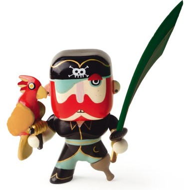 Figurine arty toys - les pirates : sam parrot - djeco - Djeco Figurine arty toys - les pirates : sam parrot - djeco - Djeco