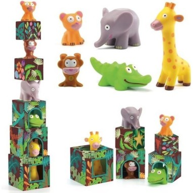 Maxi topanijungle - jouet d'éveil enfant - Djeco Maxi topanijungle - jouet d'éveil enfant - Djeco