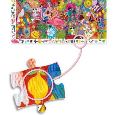 Puzzle Observation - Carnaval de Rio – 200 Pièces - Jeux de société Enfants - Djeco Puzzle Observation - Carnaval de Rio – 200 Pièces - Jeux de société Enfants - Djeco