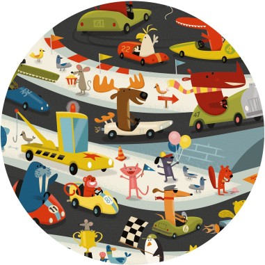 Djeco - Puzzle observation - Rallye automobile - 54 pcs - Fsc Mix Djeco - Puzzle observation - Rallye automobile - 54 pcs - Fsc Mix
