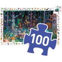 Djeco - Puzzle observation - La forêt enchantée - 100 pcs - Fsc Mix