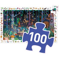 Djeco - Puzzle observation - La forêt enchantée - 100 pcs - Fsc Mix 2