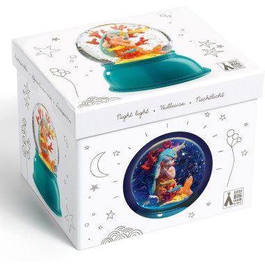 Veilleuse boule de neige Sirène - Djeco Veilleuse boule de neige Sirène - Djeco