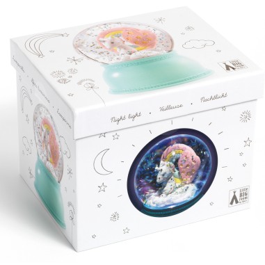 Veilleuse neige - Licorne - Little Big Room by Djeco Veilleuse neige - Licorne - Little Big Room by Djeco