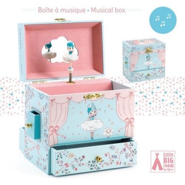 Djeco - Coffrets boites à  musique - Ballerine en scène Djeco - Coffrets boites à  musique - Ballerine en scène