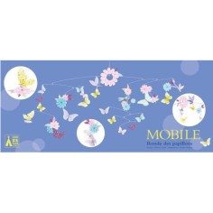 Mobile papier Ronde des papillons - décoration chambre enfant - Djeco