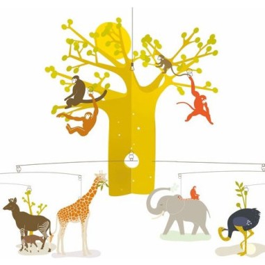 Mobile savane africaine - décoration chambre enfant - Djeco - Little Big Room By Djeco Mobile savane africaine - décoration chambre enfant - Djeco - Little Big Room By Djeco