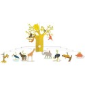 Mobile savane africaine - décoration chambre enfant - Djeco - Little Big Room By Djeco