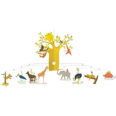 Mobile savane africaine - décoration chambre enfant - Djeco - Little Big Room By Djeco Mobile savane africaine - décoration chambre enfant - Djeco - Little Big Room By Djeco