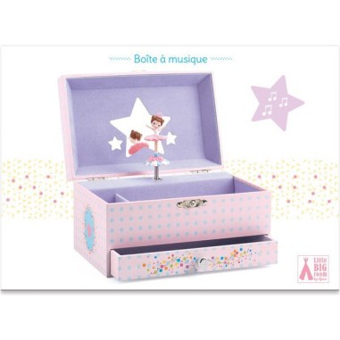 Boîte à bijoux musicale Mélodie de la ballerine - Djeco Boîte à bijoux musicale Mélodie de la ballerine - Djeco