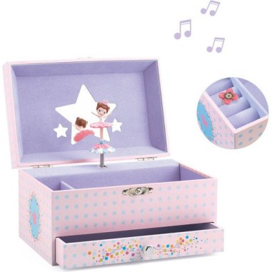 Boîte à bijoux musicale Mélodie de la ballerine - Djeco Boîte à bijoux musicale Mélodie de la ballerine - Djeco