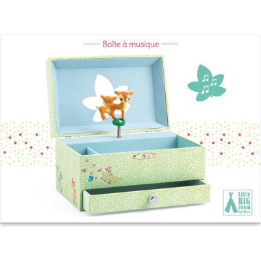 Boîte à Bijoux Musicale - Faon - Jeu Djeco - Achat Boutique Boîte à Bijoux Musicale - Faon - Jeu Djeco - Achat Boutique