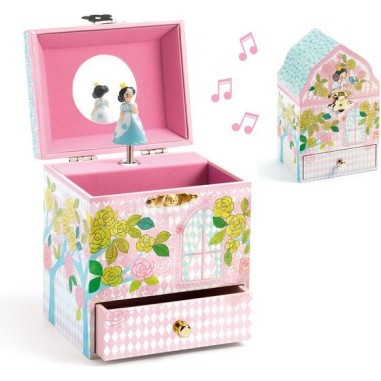 Boîte à musique et à bijoux : palais enchanté - djeco - Little Big Room By Djeco Boîte à musique et à bijoux : palais enchanté - djeco - Little Big Room By Djeco
