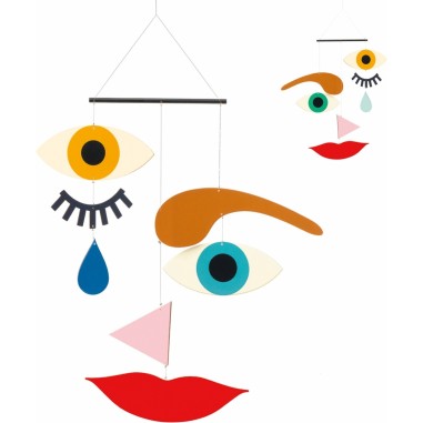 Mobile expression en bois - décoration Djeco - Little Big Room By Djeco Mobile expression en bois - décoration Djeco - Little Big Room By Djeco