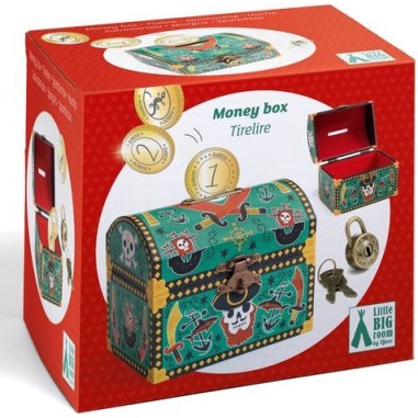 Tirelire Pirate - Little Big Room by Djeco - Little Big Room By Djeco Tirelire Pirate - Little Big Room by Djeco - Little Big Room By Djeco