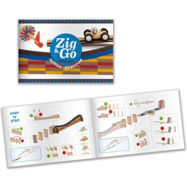 Jeu de billes et circuit Zig and Go Wroom a moteur Djeco Jeu de billes et circuit Zig and Go Wroom a moteur Djeco