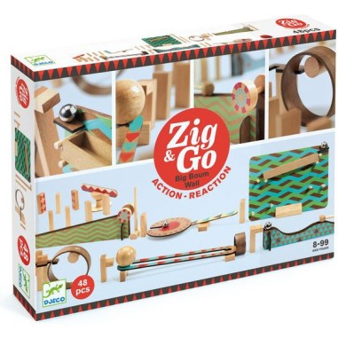 Zig & Go Big Boum Wall réaction en chaîne 48 pièces Djeco