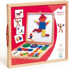 Magnétique Bois: Coffret Geoformes - Jeu de société - Djeco