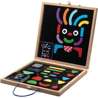 Magnétique Bois: Geobonhomme - Jeu de société - Djeco Magnétique Bois: Geobonhomme - Jeu de société - Djeco