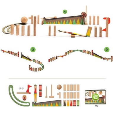 Jeu de construction action-réaction : zig & go : 27 pièces - djeco - Djeco Jeu de construction action-réaction : zig & go : 27 pièces - djeco - Djeco