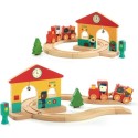 Minitrain circuit de train en bois Djeco dès 18 mois