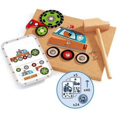 Véhicules tap tap - jeu de construction éducatif - Djeco 2