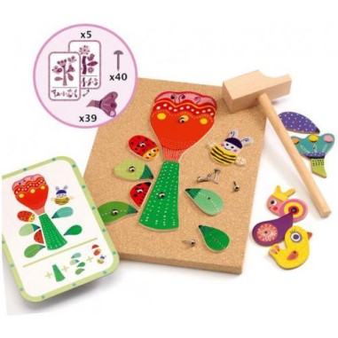 Jardin tap tap - jeu de construction éducatif - Djeco Jardin tap tap - jeu de construction éducatif - Djeco