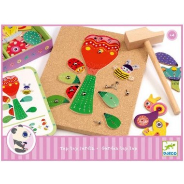 Jardin tap tap - jeu de construction éducatif - Djeco Jardin tap tap - jeu de construction éducatif - Djeco