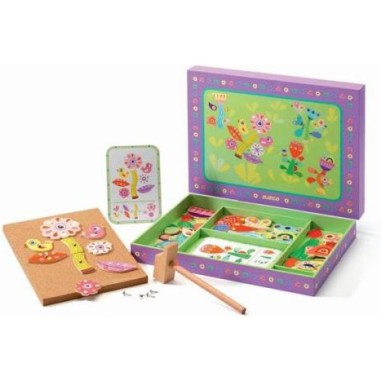 Jardin tap tap - jeu de construction éducatif - Djeco Jardin tap tap - jeu de construction éducatif - Djeco