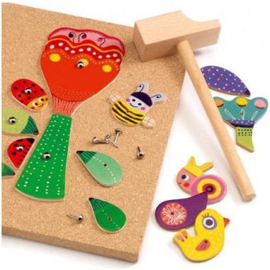 Jardin tap tap - jeu de construction éducatif - Djeco Jardin tap tap - jeu de construction éducatif - Djeco