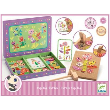 Jardin tap tap - jeu de construction éducatif - Djeco Jardin tap tap - jeu de construction éducatif - Djeco