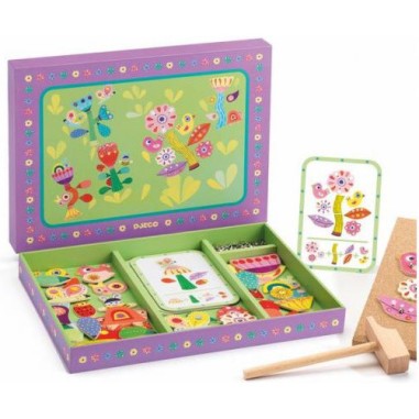 Jardin tap tap - jeu de construction éducatif - Djeco Jardin tap tap - jeu de construction éducatif - Djeco