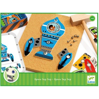 Espace tap tap - jeu de construction éducatif - Djeco Espace tap tap - jeu de construction éducatif - Djeco