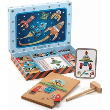 Espace tap tap - jeu de construction éducatif - Djeco Espace tap tap - jeu de construction éducatif - Djeco
