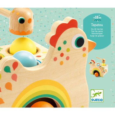 Jeu de tap tap en bois Tapatou Djeco Jeu de tap tap en bois Tapatou Djeco