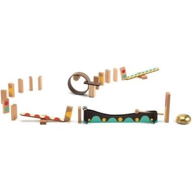 Zig & Go Dring jeu de construction de parcours 25 pièces Djeco Zig & Go Dring jeu de construction de parcours 25 pièces Djeco