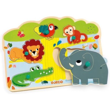 Encastrement 5 pièces en bois : baobab - djeco - Djeco Encastrement 5 pièces en bois : baobab - djeco - Djeco