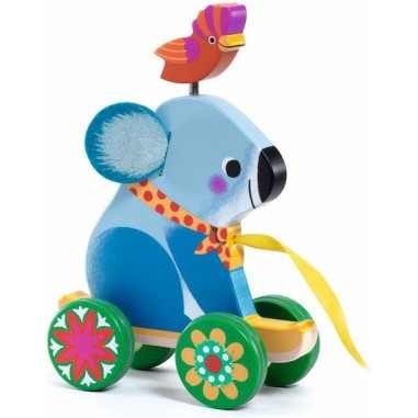 Jouet à tirer koala Otto - jouet d'éveil Djeco Jouet à tirer koala Otto - jouet d'éveil Djeco