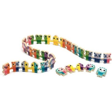 Djeco - Jeu éducatif bois - Domino Up