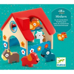 Jeu de manipulation la petite ferme - jouet d'éveil - Djeco 2