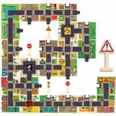Puzzle Géant - La Ville - Jeu de société - Djeco 2
